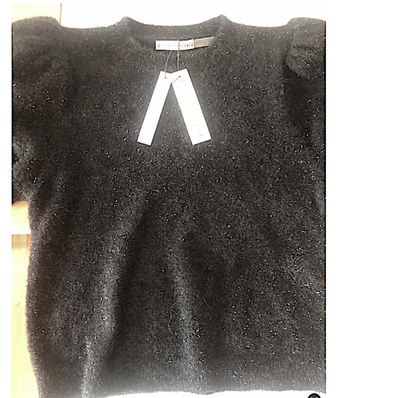ALICE + OLIVIA Ciara Sparkly Crop Sweater - Picture 14 of 14